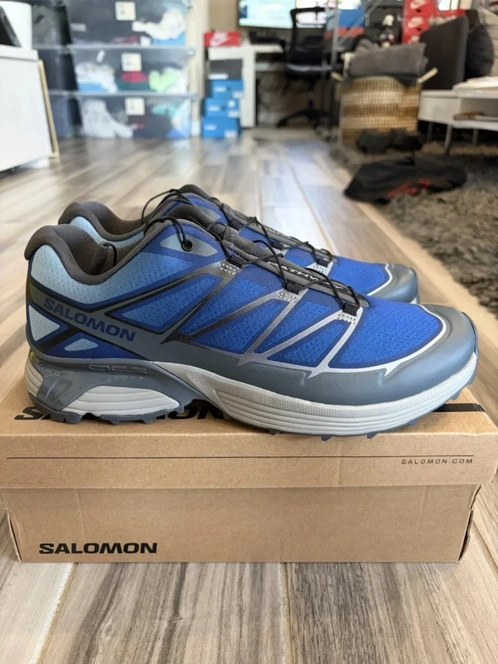 Salomon XT-Pathway 2 Shoes - Asphalt/Black/Dark Blue L49193-500